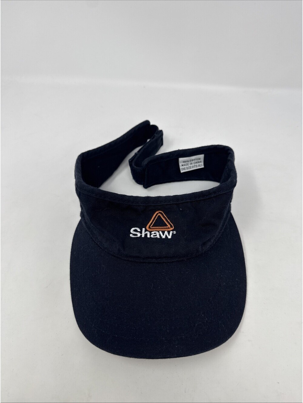 Shaw Black Visor Hat Adjustable
